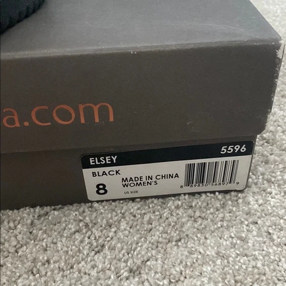 Women's UGG Black Suede lace up Boots - Picture 4 of 8